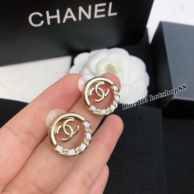 Chanel專櫃新款飾品耳吊耳釘 香奈兒原單貨耳環 zgb1514